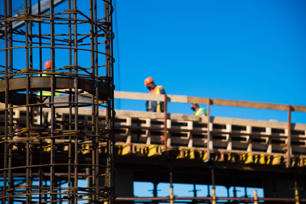 construction-of-the-interchange-of-a-road-bridge